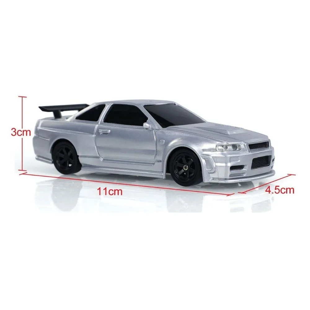 1:43 Scale RC Drift Race Car | 4WD Mini Drift Racing Car with Gyro | Remote Control Drift Vehicle | Age 14+ - Image 2