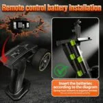 1:43 Scale RC Drift Race Car | 4WD Mini Drift Racing Car with Gyro | Remote Control Drift Vehicle | Age 14+ - Image 9