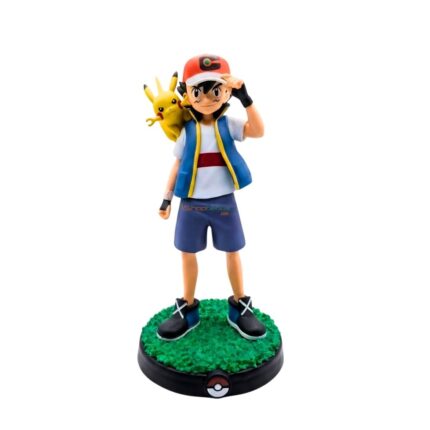 Ash Ketchum & Pikachu Pokémon Anime Figure | Collectible Display Statue | Shopbefikar