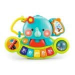 Hola Elephant Keyboard Toy for Toddlers | Musical Learning Piano with Lights & Sounds | Shopbefikar