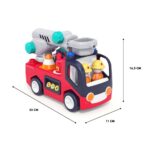 Hola Early Learning Fire Engine Toy | Musical Light & Sound Fire Truck for Kids | Educational Toy | Age 18M+ - Image 3