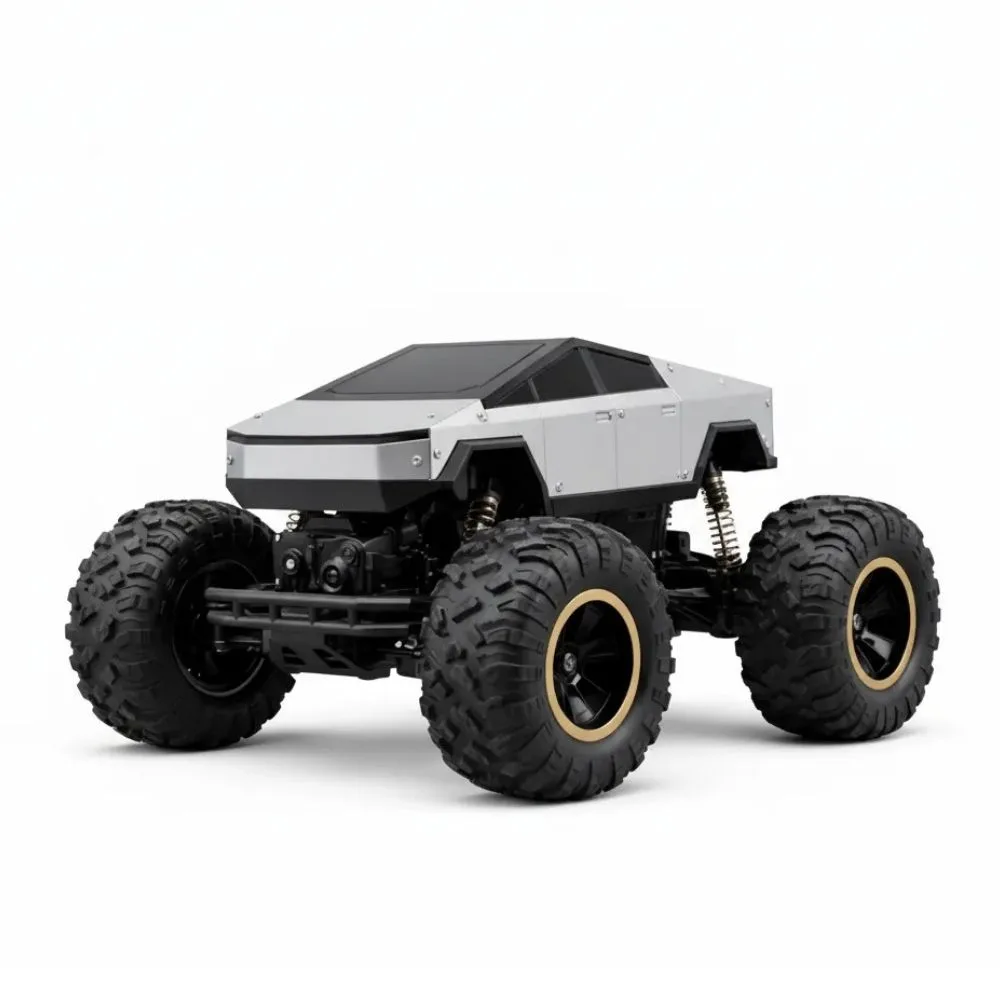 1:8 Scale Jumbo RC Tesla Cyber Truck | 4x4 Off-Road Remote Control Monster Truck | 2.4GHz RC Car | Age 14+ - Image 5