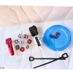 Beyblade  4 Tops Battle Set | Metal Fusion Spinning Tops Kit | 2 Players | 6+ Years | Battle Toy Set - Image 2