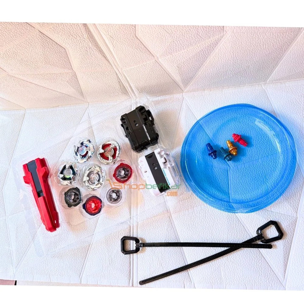 Beyblade  4 Tops Battle Set | Metal Fusion Spinning Tops Kit | 2 Players | 6+ Years | Battle Toy Set - Image 2