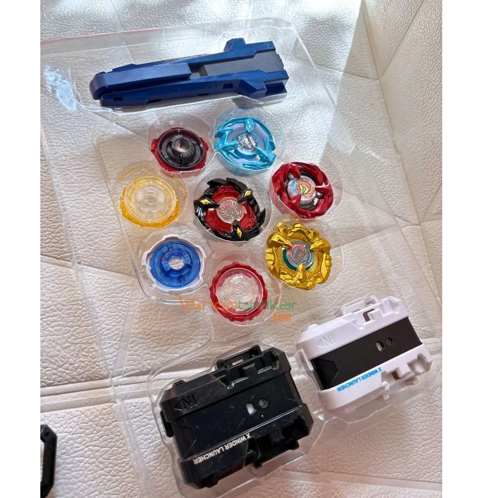Beyblade  4 Tops Battle Set | Metal Fusion Spinning Tops Kit | 2 Players | 6+ Years | Battle Toy Set - Image 6