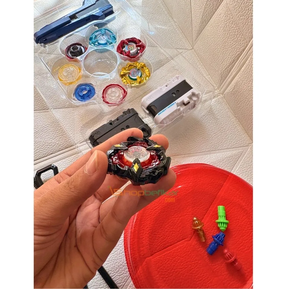 Beyblade  4 Tops Battle Set | Metal Fusion Spinning Tops Kit | 2 Players | 6+ Years | Battle Toy Set - Image 7