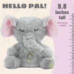 Breathing Elephant Plush Toy | Musical Soothing Toy for Newborns | Light & Sound | Volume Control | 0+ Months - Image 4