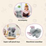 Breathing Elephant Plush Toy | Musical Soothing Toy for Newborns | Light & Sound | Volume Control | 0+ Months - Image 3