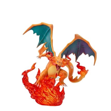 Charizard LED Pokémon Collectible Statue | Premium Anime Display Figure with Light Effects | Age 14+