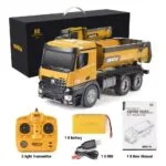 Huina 1573 RC Dump Truck | 1:14 Scale 10-Channel Construction Vehicle | Rechargeable Remote Control Toy | 6+ Years - Image 2