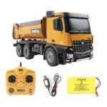 Huina 1573 RC Dump Truck 1:14 Scale | 10-Channel Construction Vehicle with LED Lights | Shopbefikar
