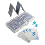 Mahjong Playing Cards Set | 165 Waterproof Plastic Cards with 2 Dice | Family Game | 2–4 Players | 30–60 Min - Image 3