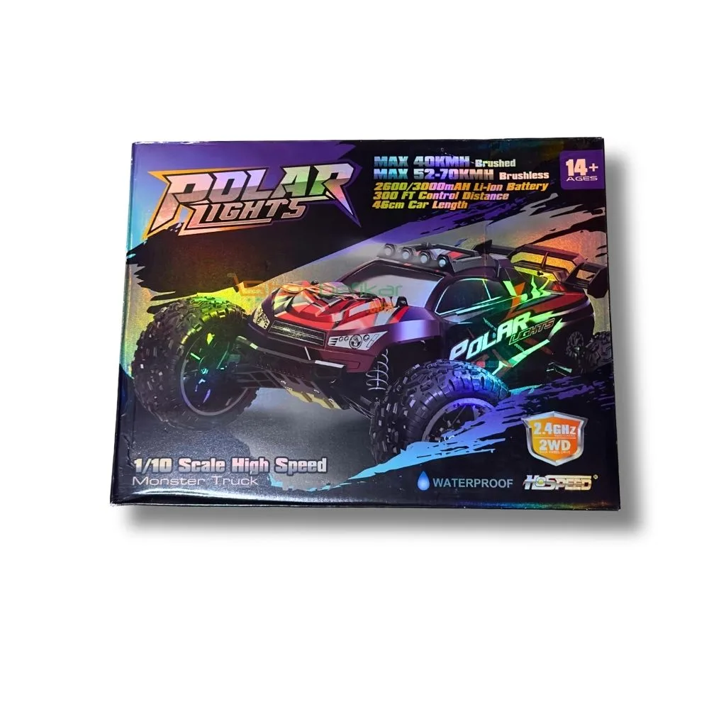 1:10 Scale High Speed RC Off-Road Truck | 4WD Monster Remote Control Car | LED Lights | Age 14+ - Image 11