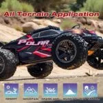 1:10 Scale High Speed RC Off-Road Truck | 4WD Monster Remote Control Car | LED Lights | Age 14+ - Image 9