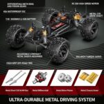 1:10 Scale High Speed RC Off-Road Truck | 4WD Monster Remote Control Car | LED Lights | Age 14+ - Image 7