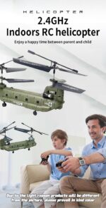 Syma S026H Boeing CH-47 Chinook Remote Control Helicopter — 1:47 Scale Twin Rotor RC Aircraft - Image 7