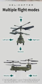 Syma S026H Boeing CH-47 Chinook Remote Control Helicopter — 1:47 Scale Twin Rotor RC Aircraft - Image 4