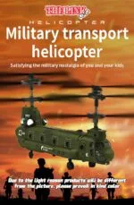 Syma S026H Boeing CH-47 Chinook Remote Control Helicopter — 1:47 Scale Twin Rotor RC Aircraft - Image 5