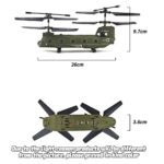 Syma S026H Boeing CH-47 Chinook Remote Control Helicopter — 1:47 Scale Twin Rotor RC Aircraft - Image 2