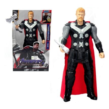 Thor Action Figure with Light & Sound | 30cm Premium Superhero Toy | Shopbefikar