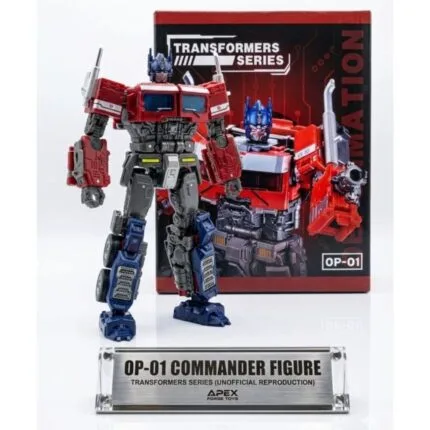 Transformer Optimus Prime Action Figure | BMB OP-01 SS-102 ROTB Inspired Collectible | 6.5 Inch Premium Model