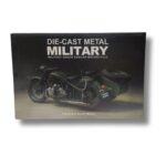 1:10 Scale Vintage Military Motorcycle with Sidecar | Die-Cast Metal Collectible Model | Classic Army Bike Display Piece - Image 6