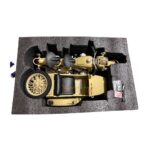 1:10 Scale Vintage Military Motorcycle with Sidecar | Die-Cast Metal Collectible Model | Classic Army Bike Display Piece - Image 5