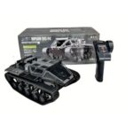 JJRC C8812 MAX RC Tracked Tank Car 2.4GHz 4WD Off-Road Vehicle with 360° Rotation, LED Lights & Full Proportional Control - Image 3