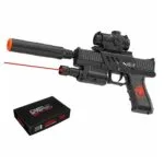 M1911 Electric Gel Blaster Pistol WH36-1 | Rechargeable Gel Ball Gun with Laser Sight & Silencer | Age 14+ - Image 2
