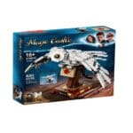 Harry Potter Hedwig Moving Wings Owl Building Blocks Set | 630PCS Collectible Display Model | Interactive Wizarding World Construction Toy | Age 16+