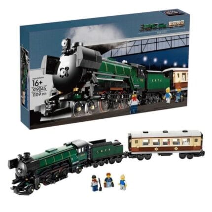 Harry Potter Emerald Night Hogwarts Express Building Blocks Set | 1109PCS Steam Train Construction Model | Collectible Display Set | Age 16+