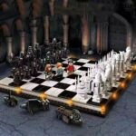 Harry Potter Hogwarts Wizard Chess Building Blocks Set | 876PCS Magical Chess Construction Model | Collectible Display Set | Age 16+ - Image 2