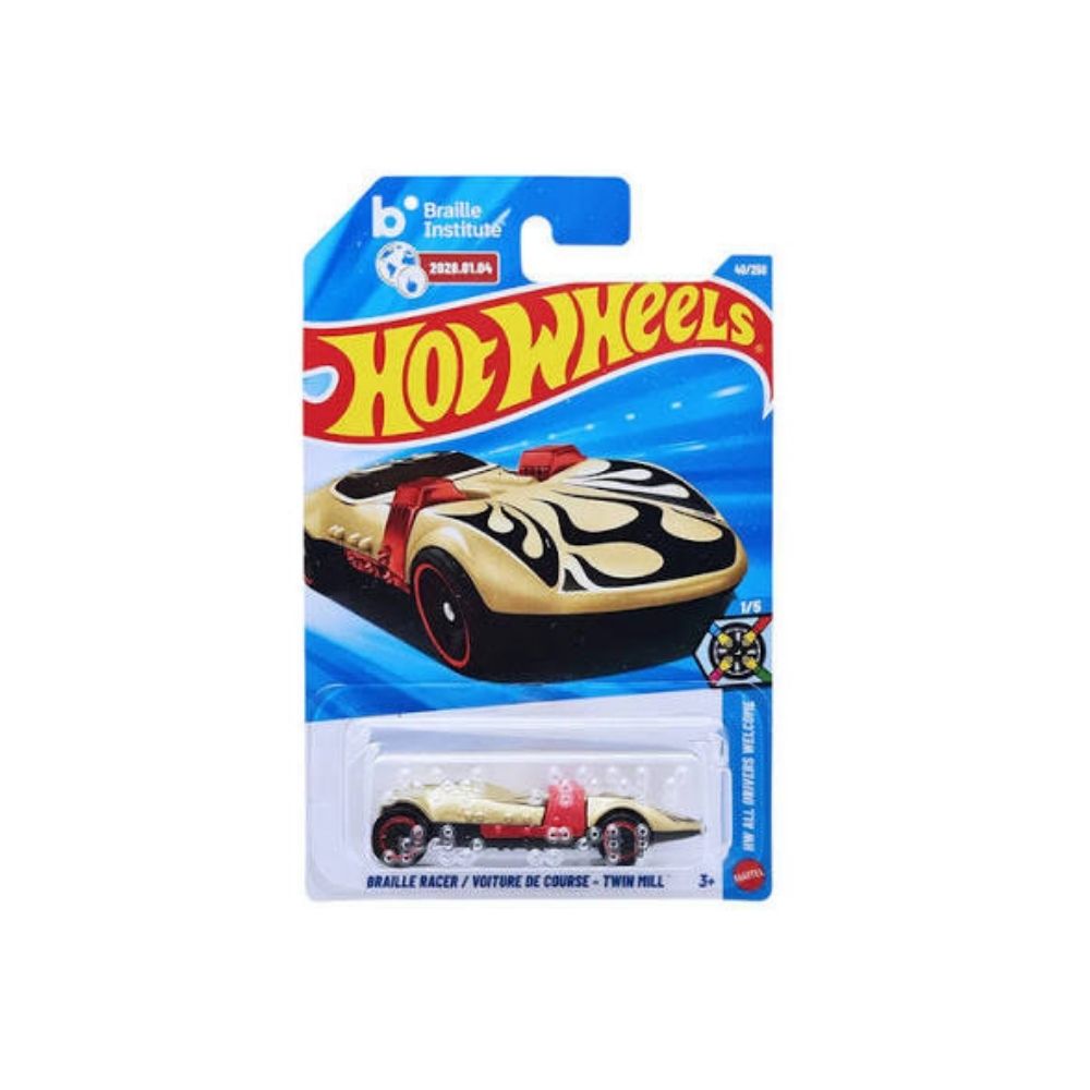 hotwheels case C-10 Hot Wheels Braille Racer | Die-Cast Toy Car | 1:64 Scale | Age 3+ | Mainline C Case 2026 - Image 1