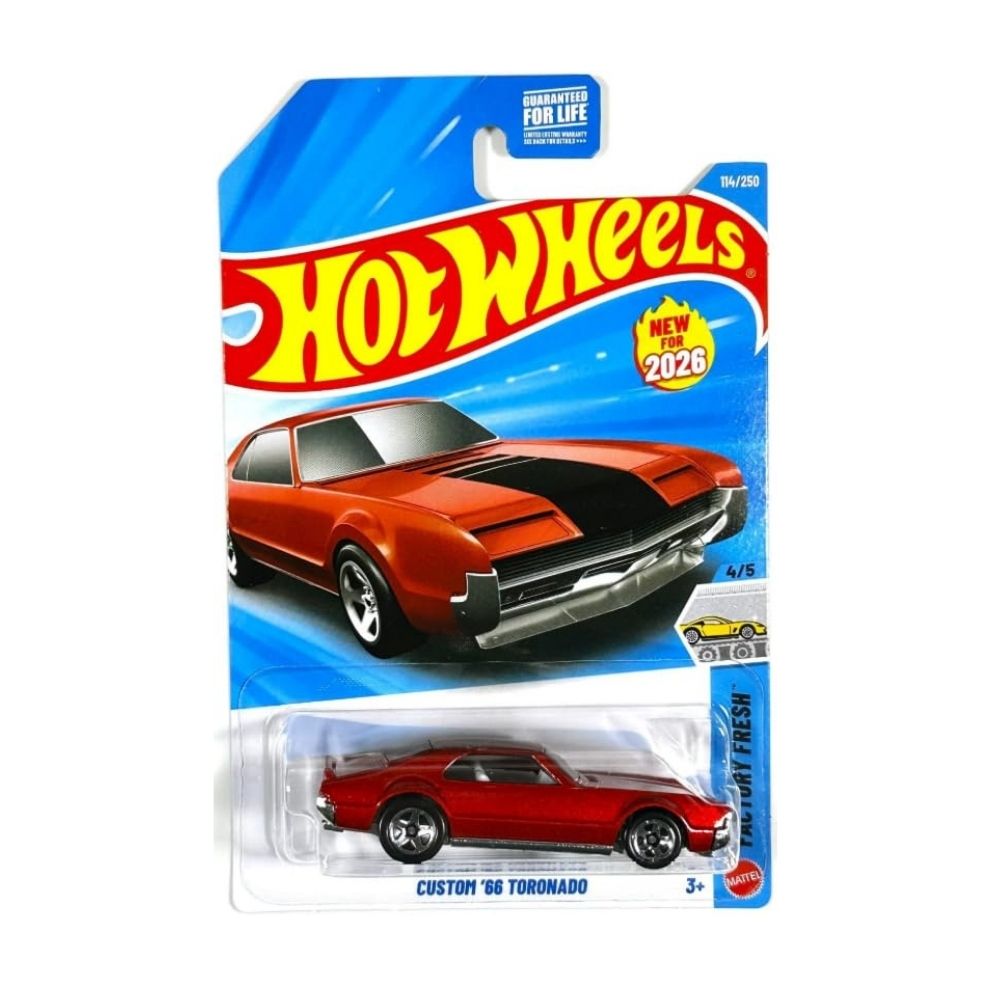 hotwheels case E-32 Hot Wheels Custom '66 Toronado | Die-Cast Toy Car | 1:64 Scale | Age 3+ | Mainline C Case 2026 - Image 1