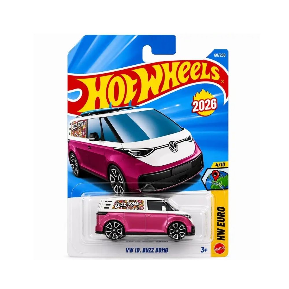 hotwheels case E-42 Hot Wheels VW ID buzz bomb | Die-Cast Toy Car | 1:64 Scale | Age 3+ | Mainline C Case 2026 - Image 1