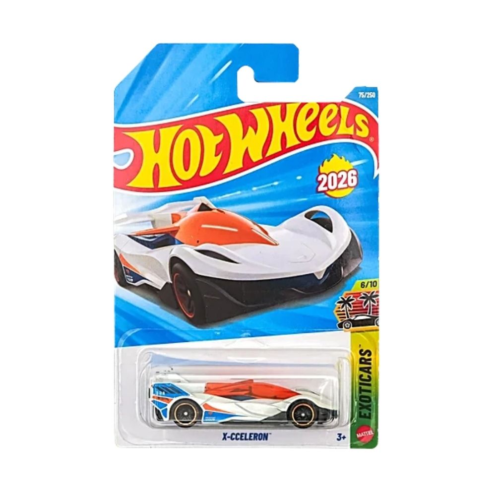 hotwheels case E-43 Hot Wheels X-cceleron | Die-Cast Toy Car | 1:64 Scale | Age 3+ | Mainline C Case 2026 - Image 1