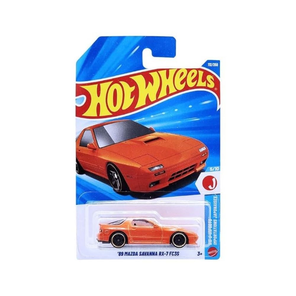 hotwheels case E Hot Wheels 89 Mazda Savanna RX-7 FC3S | Die-Cast Toy Car | 1:64 Scale | Age 3+ | Mainline C Case 2026 - Image 1