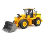 HUINA 1552 RC Wheel Loader | 1:16 Scale 11CH Remote Control Construction Vehicle | Metal Bucket Loader with Sound & Lights - Image 4