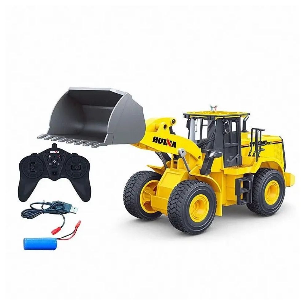 huina loader 1552-6 HUINA 1552 RC Wheel Loader 1:16 Scale | 11CH Construction Loader Truck | Shopbefikar