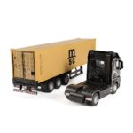 1:50 Mercedes-Benz Actros Container Truck Diecast Model | Metal Cabin, Pull Back Action, Lights & Removable Container - Image 3
