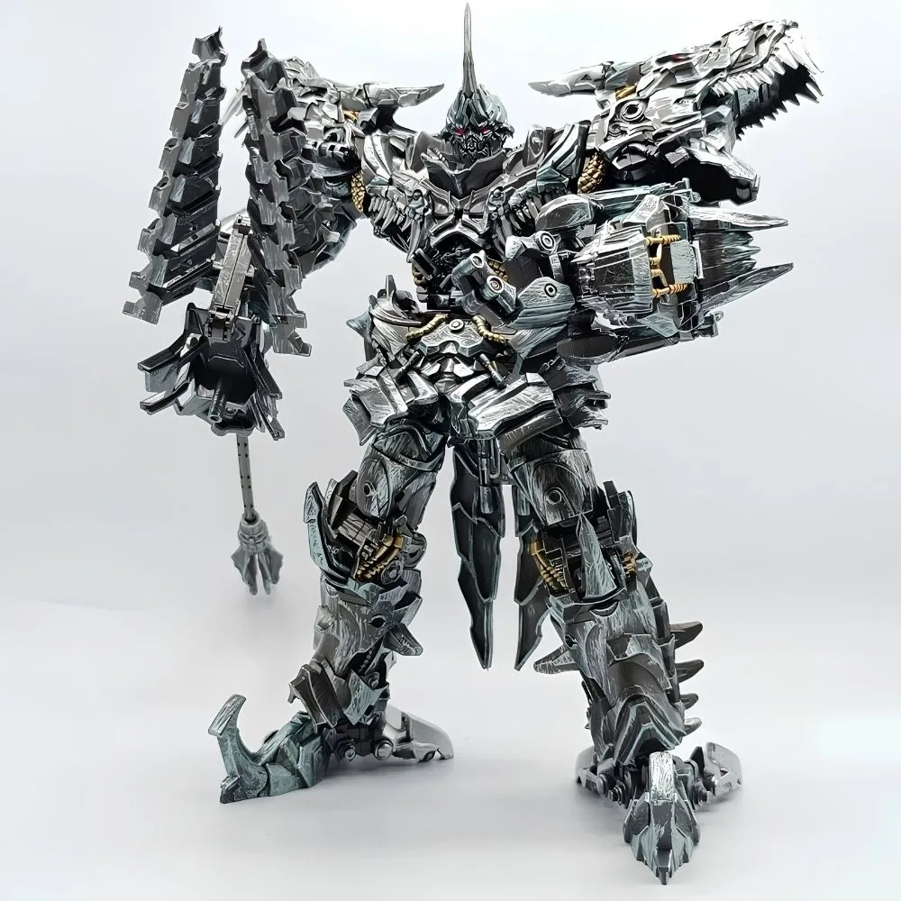 BAIWEI TW1101B Grimlock Transformer Figure | 34CM Oversized Dinosaur Warrior Collectible | Studio Series Inspired Action Figure - Image 9