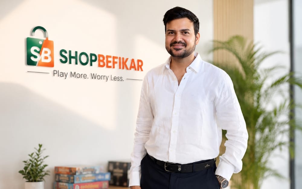 Paransh Jain, founder of Shopbefikar
