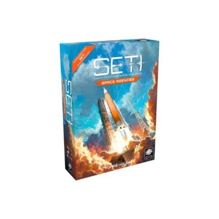 SETI Space Agencies Expansion board game box