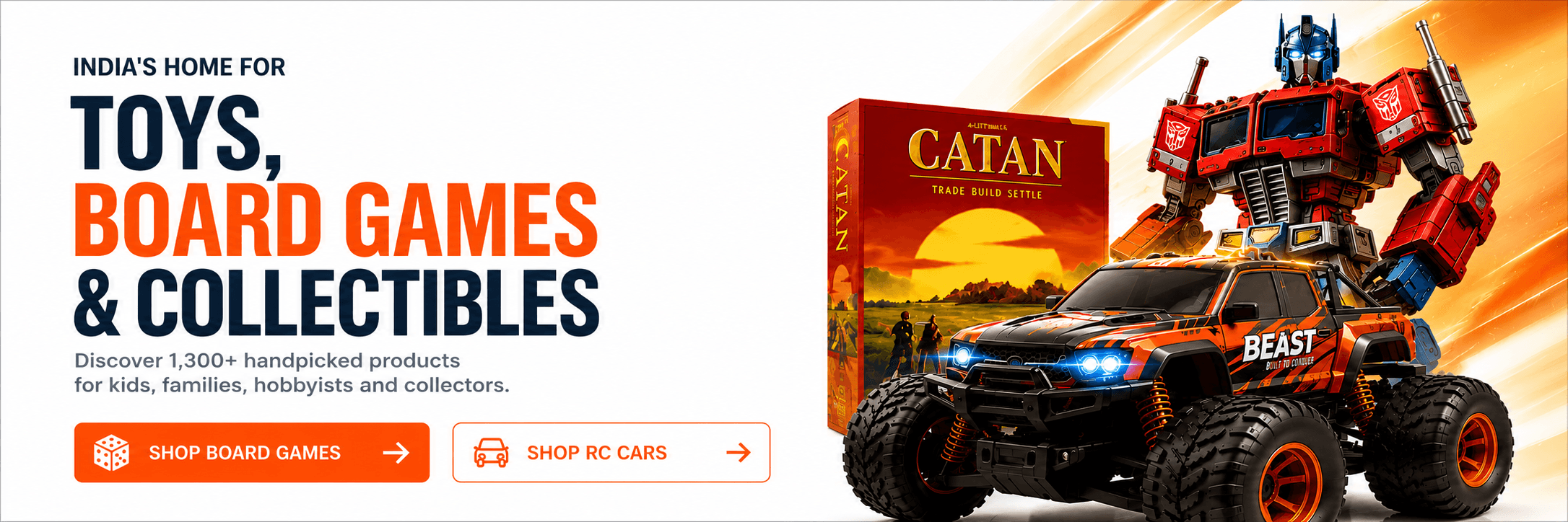 India's home for toys, board games and collectibles — 1,300+ handpicked products