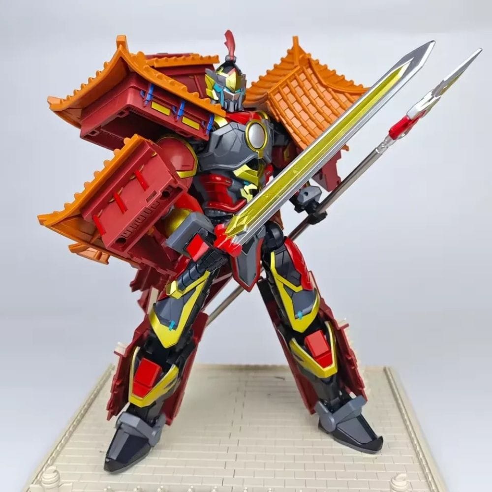 Lijiang transformer 1949 (3) Li Jiang 1949 Guardian General Transforming Mecha Robot | 2-in-1 Chinese Palace Building Action Figure & Display Model - Image 1