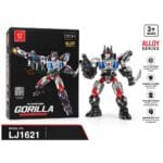 ORC Warrior Series Animal Mecha Alloy Action Figures | Leopard, Gorilla, Eagle & Rhino | Shopbefikar - Image 3