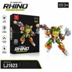 ORC Warrior Series Animal Mecha Alloy Action Figures | Leopard, Gorilla, Eagle & Rhino | Shopbefikar - Image 5