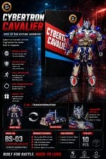 BMB BS-03 Challenger 28cm Transforming Action Figure | 4th Party Movie-Inspired Robot Collectible | ABS & Die-Cast Alloy - Image 2