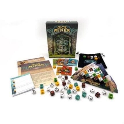 Dice Miner Board Game – Fast Family Dice Strategy for 1–4 Players