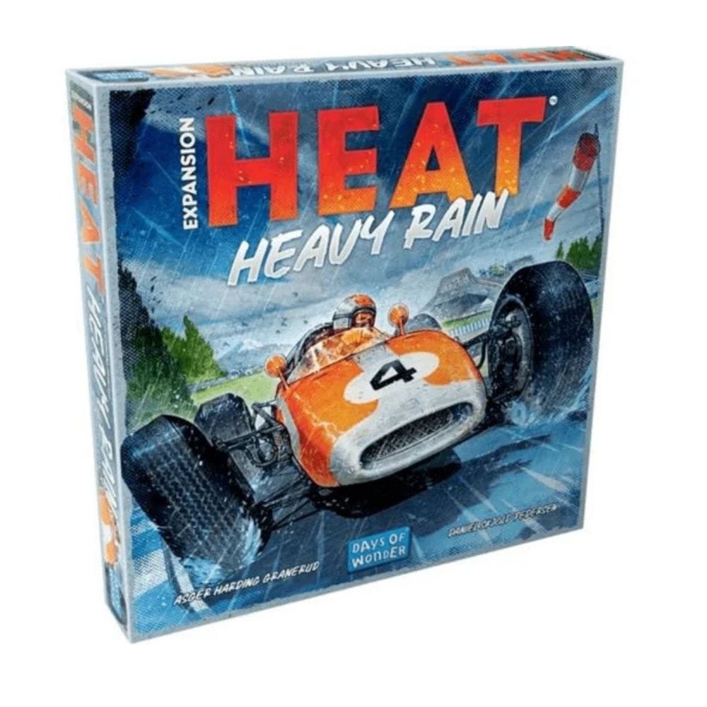heat heavy rain expansion (1) Heat: Pedal to the Metal – Heavy Rain Expansion | Strategy Racing Board Game Expansion | 1–7 Players | Age 10+ - Image 1